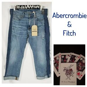 Abercrombie & Fitch Mens Kennan Jeans Slim Cropped